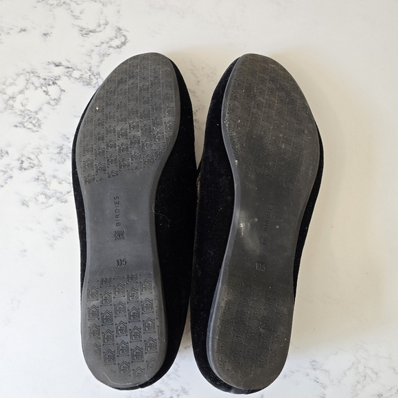 Birdies The Starlingin Black Velvet slip on slides slippers 10.5 - Picture 2 of 7